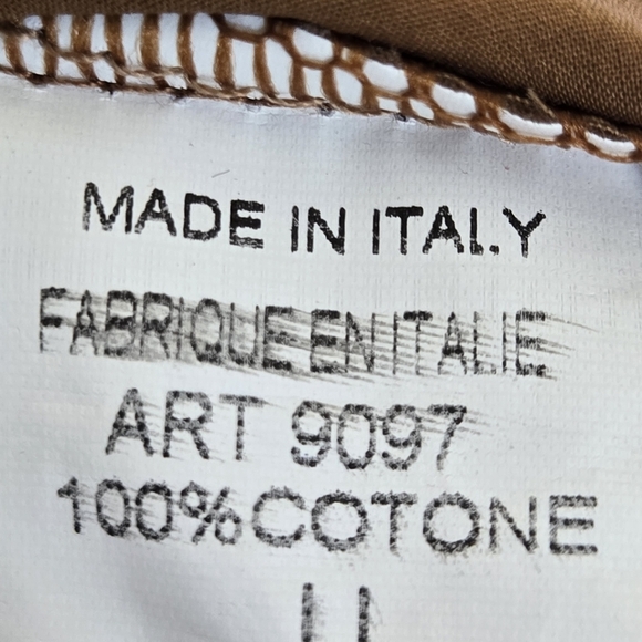 Margot Paris Tiered Sleeveless Midi Dress Brown Poplin Cotton Pockets Italy - Picture 12 of 15